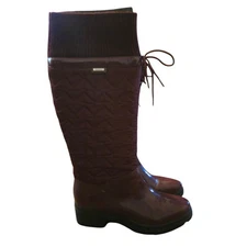 Rockport Hydroshield Boots Women's SZ 9 Waterproof Knee High Rain Outdoors