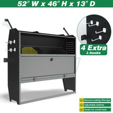 52"W x 46"H x 13"D Van Shelving Fit for Ford Transit, Ram Promaster, Sprinter