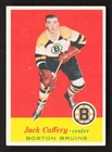 1957-58 Topps Jack Caffery #8 Boston Bruins EX TV12222