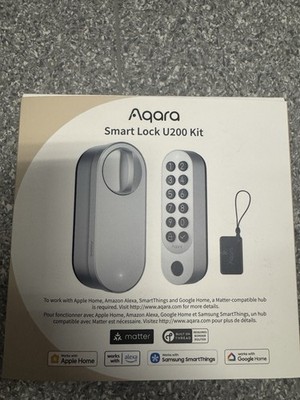 Aqara U200 Kit Smart Lock, Smartes Türschloss, Silber Gebraucht Matter Homekey