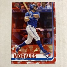 2019 Topps Independence Day Kendrys Morales 2/76 SSP AE