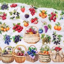 15Pcs Fruits Berries PET Stickers Journal Planner Card Scrapbooking Crafts Art