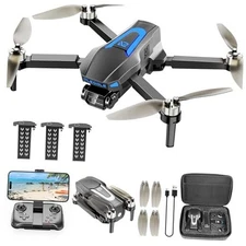Drones with Camera for Adults 4K, Brushless Motor Drone for Kids Beginners, 