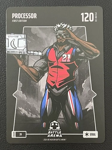2024 Bo Jackson Battle Arena Joel Embiid Processor Steel First Edition #39