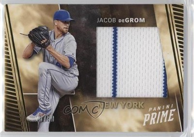 2019 Panini Chronicles Prime Swatches Gold 15/50 Jacob deGrom #PS-JD 1l2
