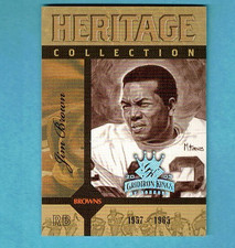 Jim Brown 2003 Donruss Gridiron Kings Heritage #HC12 D176