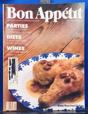 Bon Appetit Magazine -  America s Food and Entertaining Magazine  - Jan. 1986
