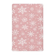 Christmas Snowflakes Fitted Crib Sheet for Boys Girls Baby Crib Sheet Crib Ma...