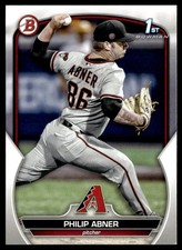 PHILIP ABNER 2023 BOWMAN DRAFT RC ARIZONA DIAMONDBACKS #BD-165 1ST BOWMAN