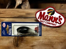 Vintage Tom Mann’s Baby 1 Minus Color BNG Single Stamp Bass Fishing Lure