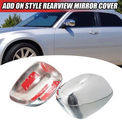 For 2005-2010 Chrysler 300 300C Dodge Magnum Charger Mirror Covers Caps Chrome