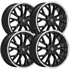 Set Of 4 Modern Luxury Mlf14 18x8 5x1125x4.5 35mm Blackssl Wheels Rims