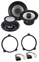 Hifonics 200Watt 16,5Cm 2-Wege Lautsprecher FüR BMW 3Er 1998-2005 FronttüR Auto