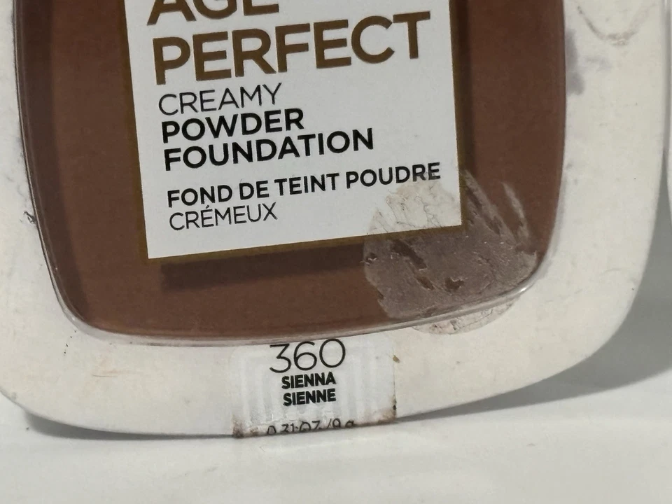 2 Pack Loreal Age Perfect Creamy Powder Foundation #360 SIENNA & #365 Chestnut - Image 3 of 3