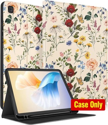 Stylish Cute Floral Folio Case for 10.4 Inch Samsung Galaxy Tab S6 Lite Tablet