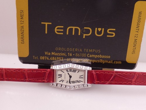 CARTIER LANIERES HEXAGONAL 2560 18KT WHITE GOLD FACTORY DIAMON...