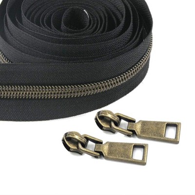 SBest Nylon Zippers #5 - 10 Yards Bulk with 20PCS Sliders - Anti-Brass Teeth ...