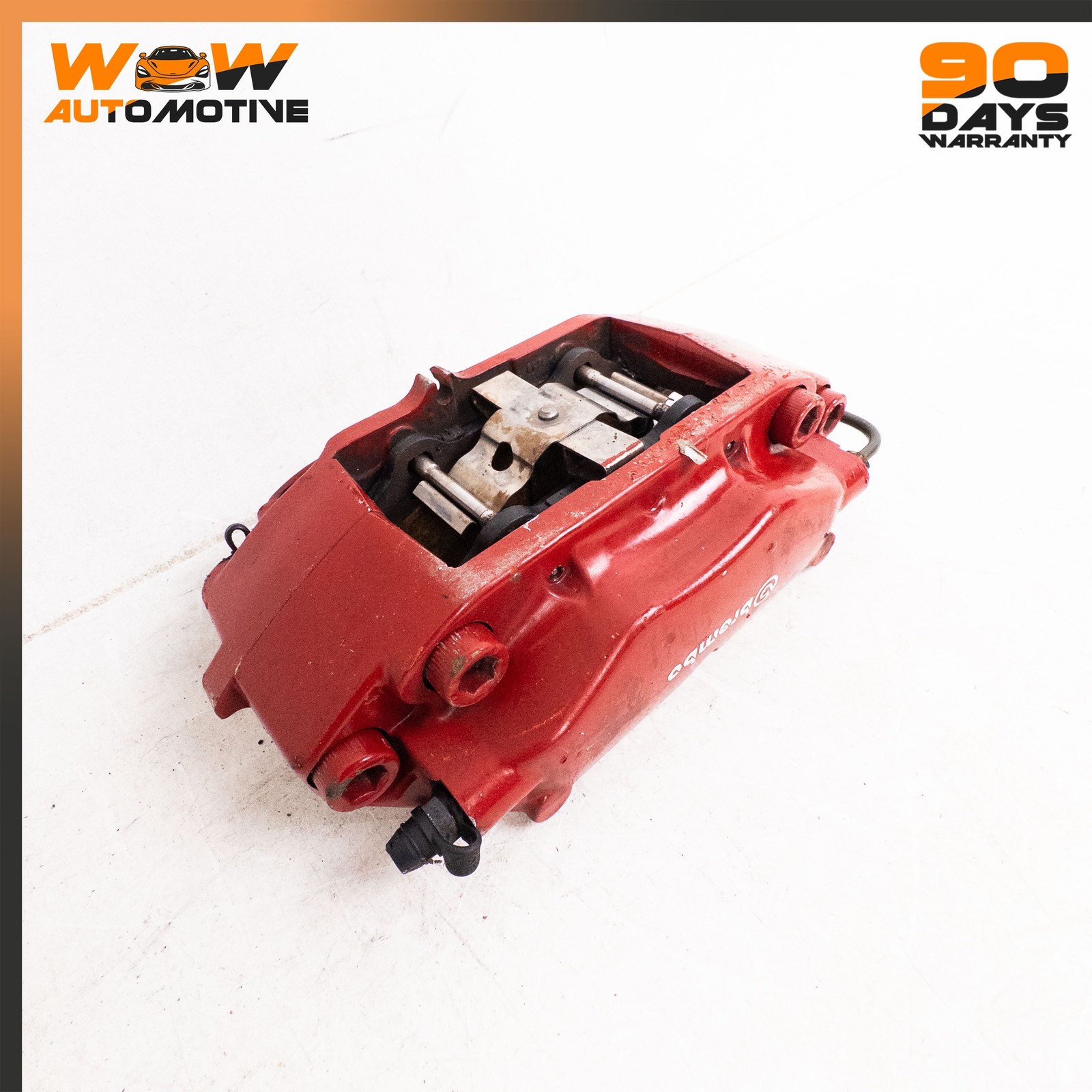 03-19 MASERATI GRANTURISMO S REAR RIGHT LEFT BRAKE CALIPER ASSEMBLY RED SET OEM