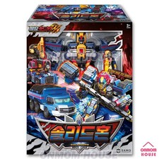 Metal Cardbot W SolidHorn Transformer Robot Dump Truck Breaker Crane Korean Toy