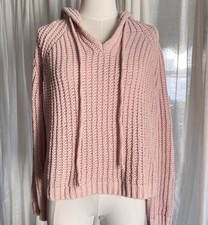 MIRACLE USA V-Neck Long Sleeve Hooded Sweater Size S / M Bx 20 