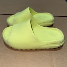 adidas Yeezy Slide Mens Green Casual Sandals HQ6447 Size 6 Men PREOWNED 