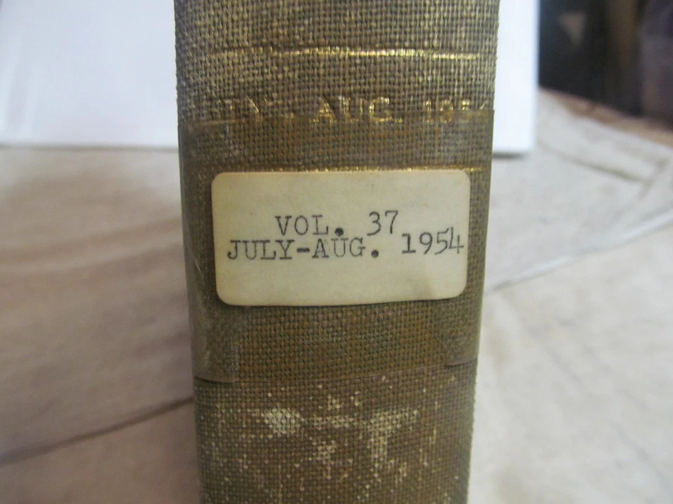 VINTAGE LIBRARY LIFE BOUND MAGAZINE HARDCOVER BOOK VOLUME 37, JULY-AUGUST 1954. - Image 4 of 4