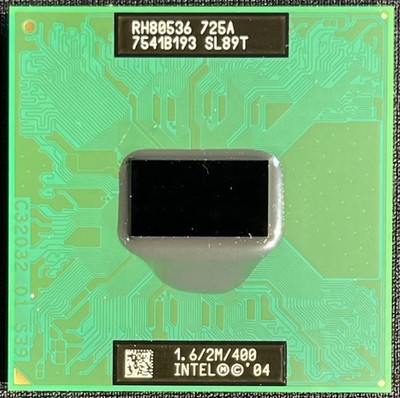 Dell / Intel Pentium M 725A 1.6GHZ Processor / SL89T / XC804