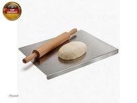 Edelstahl Schneidebrett 40 X 30 Cm, Rostfrei KüChe Schneidbrettchen,