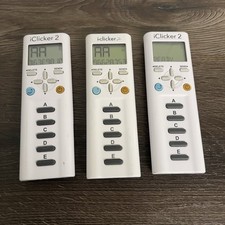 iClicker 2 Student Remote Clickers Tested Lot Of 3 W/ iClicker Tested