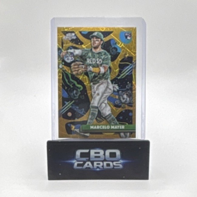 Topps 2025 Cosmic Chrome Gold Interstellar /50  Marcelo Mayer Red Sox Rookie #91
