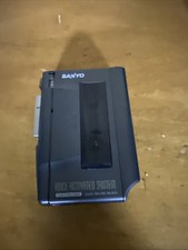 Sanyo M-1119 Portable Cassette Player Voice Activated System For Parts