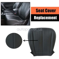2014 For Infiniti QX70 Front Side Driver Bottom Leather Seat Cover In Black