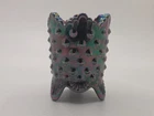 Fenton Amethyst Carnival Glass Hobnail Toothpick Holder #3795CN Original Tag
