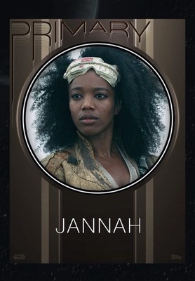 Topps Star Wars Card Trader Legendary Gilded Primary 2 Black Jannah 25cc