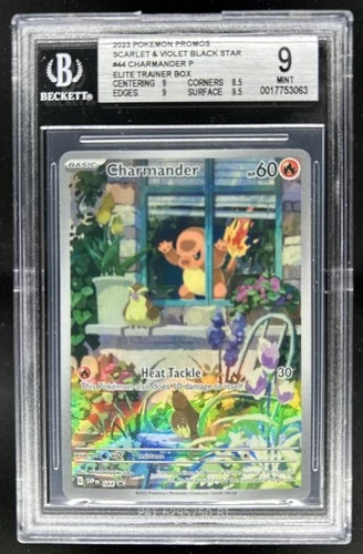 2023-25 Pokemon SV Black Star Promos Charmander #044 BGS 9