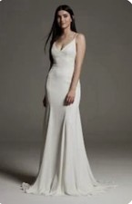 Vera Wang Wedding Dress 18W OverDress and Slip NWT Retail $800