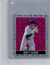 Matt Shaw 2025 Leaf National NSCC Baseball 1/1 Pre Production Proof