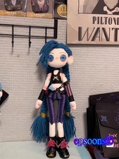 League of Legends Arcane Jinx Doll Collectible w/ Shoe Clothes Handmade Toy Gift