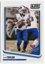Tyrod Taylor Score #33 2018 Panini Football Card