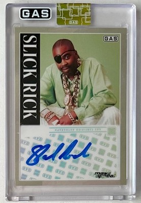 SLICK RICK Signed GAS Trading Card Autograph   Mass Appeal 2025 Auto   LTD