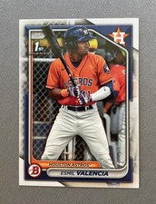 2024 Bowman Baseball Esmil Valencia Prospects #BP-75 Houston Astros