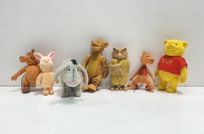 Disney Collectibles Action Figures Winnie The Pooh Set Flocked Figures