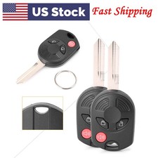 2x Uncut Smart Remote Car Key Fob 3 Button Fit Ford Expeditionescapeedgef-150 2x Uncut Smart Remote Car Key Fob 3 Button Fit Ford Expeditionescapeedgef-150