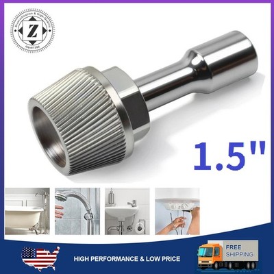 1.5'' Tub Drain Extractor with 1/2'' Socket Bathtub Remover Colourful Galvanized