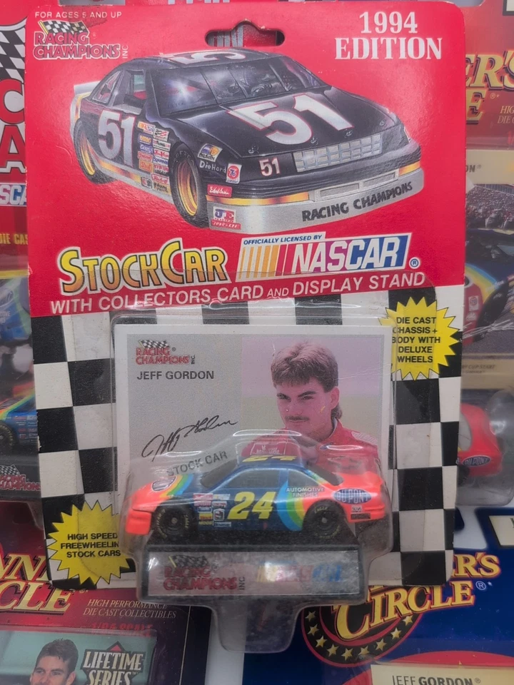 Racing Champions Jeff Gordon #24 1994 Edition Nascar Stock Car And Trading Card - Image 4 of 4