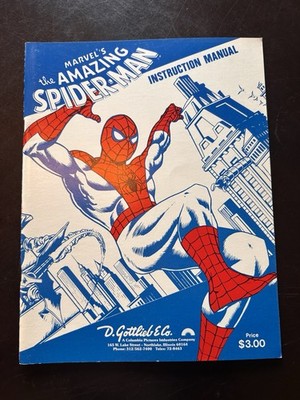 1980 Gottlieb Marvel s Spider Man Pinball Instruction Manual