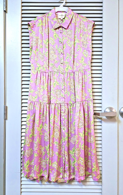 urban outfitters green and pink dress UO Becca Encaje Trim Verde Mini Slip Dress