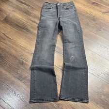 Levi's Women's Black Denim Bootcut Jeans 5-Pocket Regular Fit Button Zip Solid