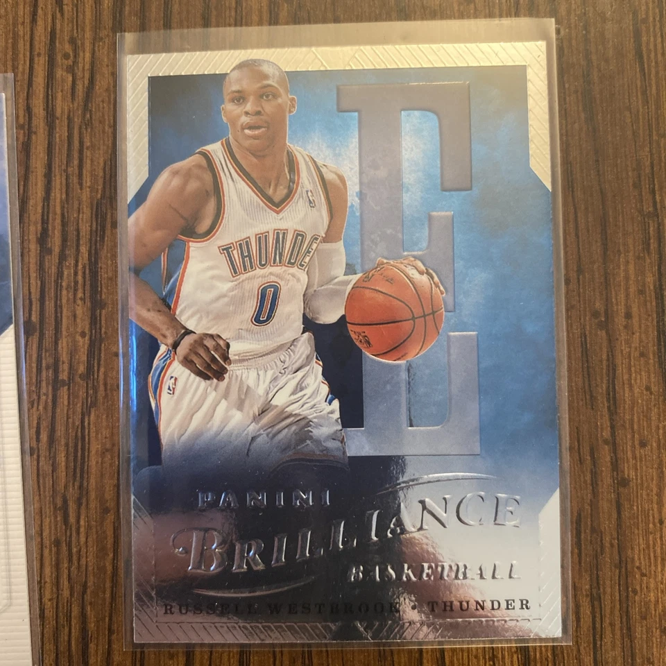 2013 Panini Brilliance Russell Westbrook #33 & #2  - Image 4 of 4