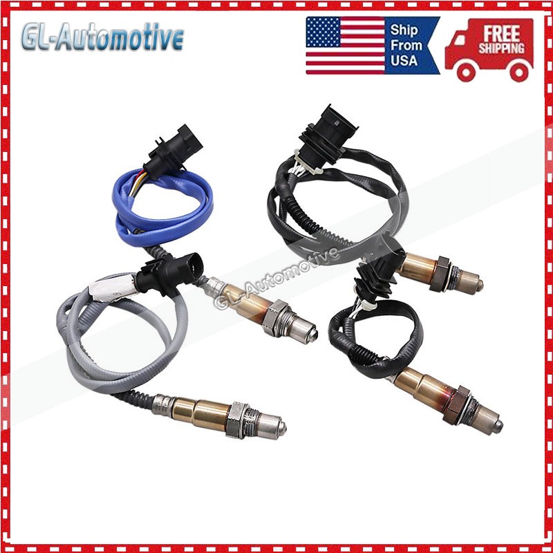 4X O2 Sensors For 2017 2018 2019 2020 Maserati Ghibli Quattroporte Levante 3.0L 